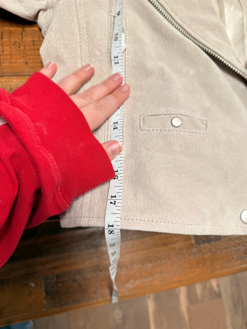 NWT Joie 100% Leather Suede Moto Jacket Cropped Beige Cream Zip Biker Chick S - Picture 10 of 10